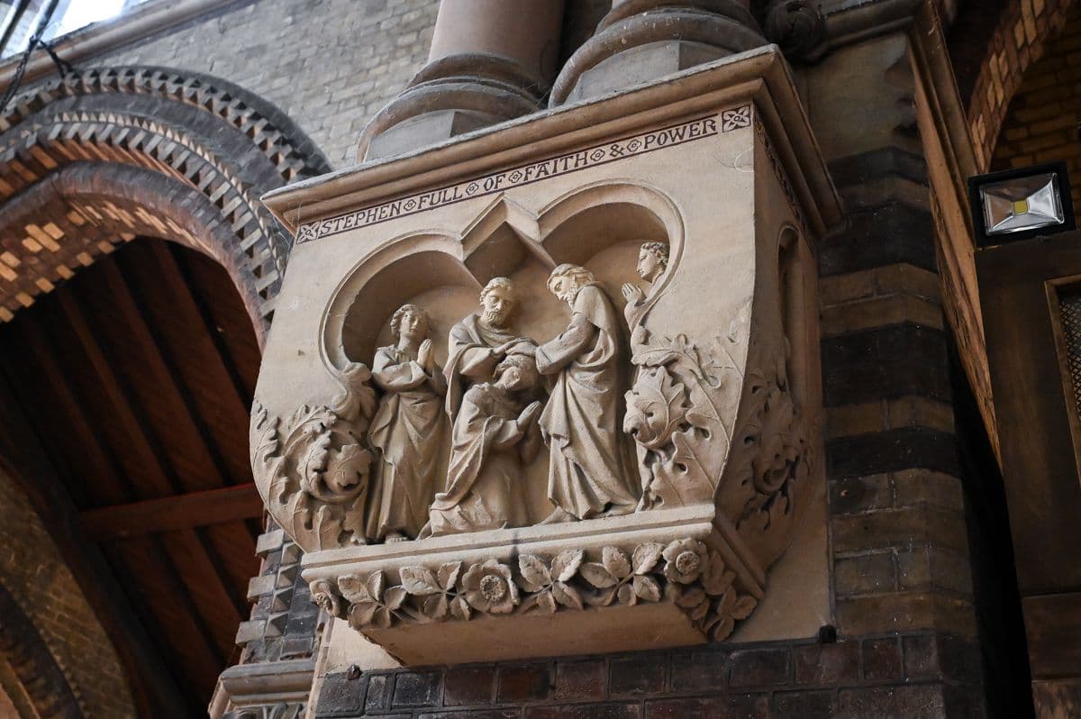 Bas relief at the North Trancent